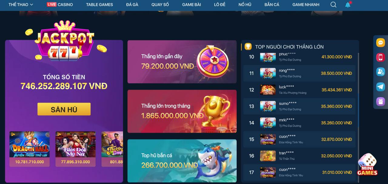 Ảnh chụp màn hình ứng dụng qq66 - Jackpot